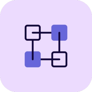 icon illustrating High-performance GPUs